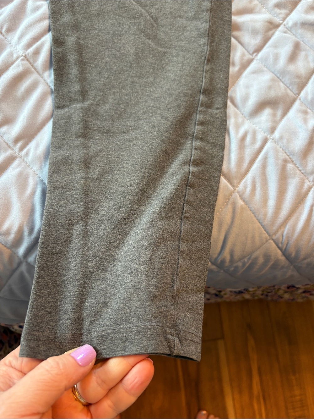 torrid Gray Knit Pull-On Leggings Size 4 - Picture 4 of 6